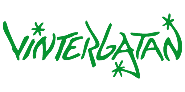 Vintergatans officiella logotyp i grafittistil.